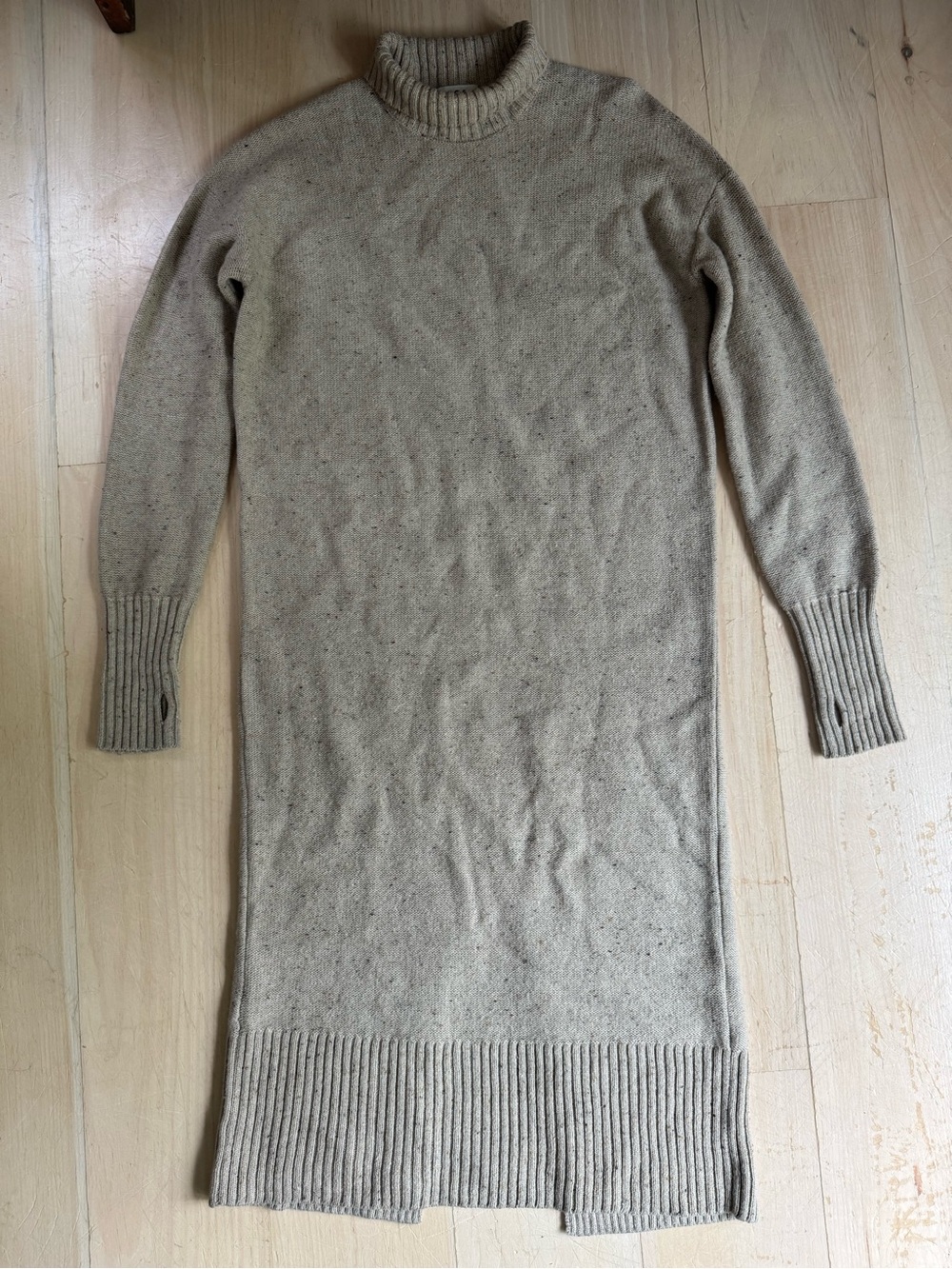 COS 100% Wool Longline Knitted Dress
